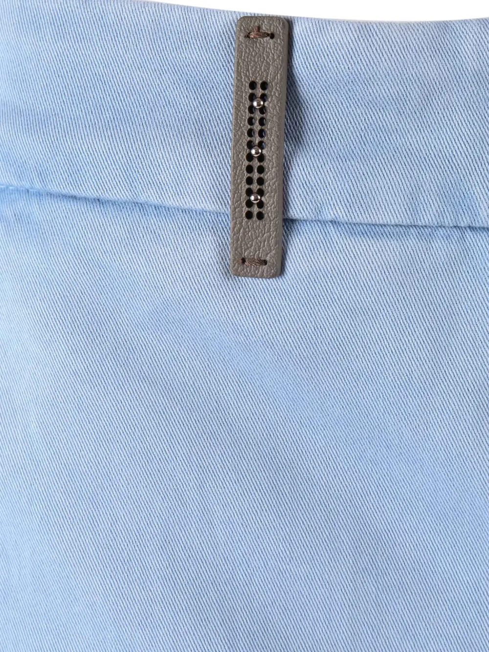 Peserico Straight Leg Trousers With Tailored Fit In Blue