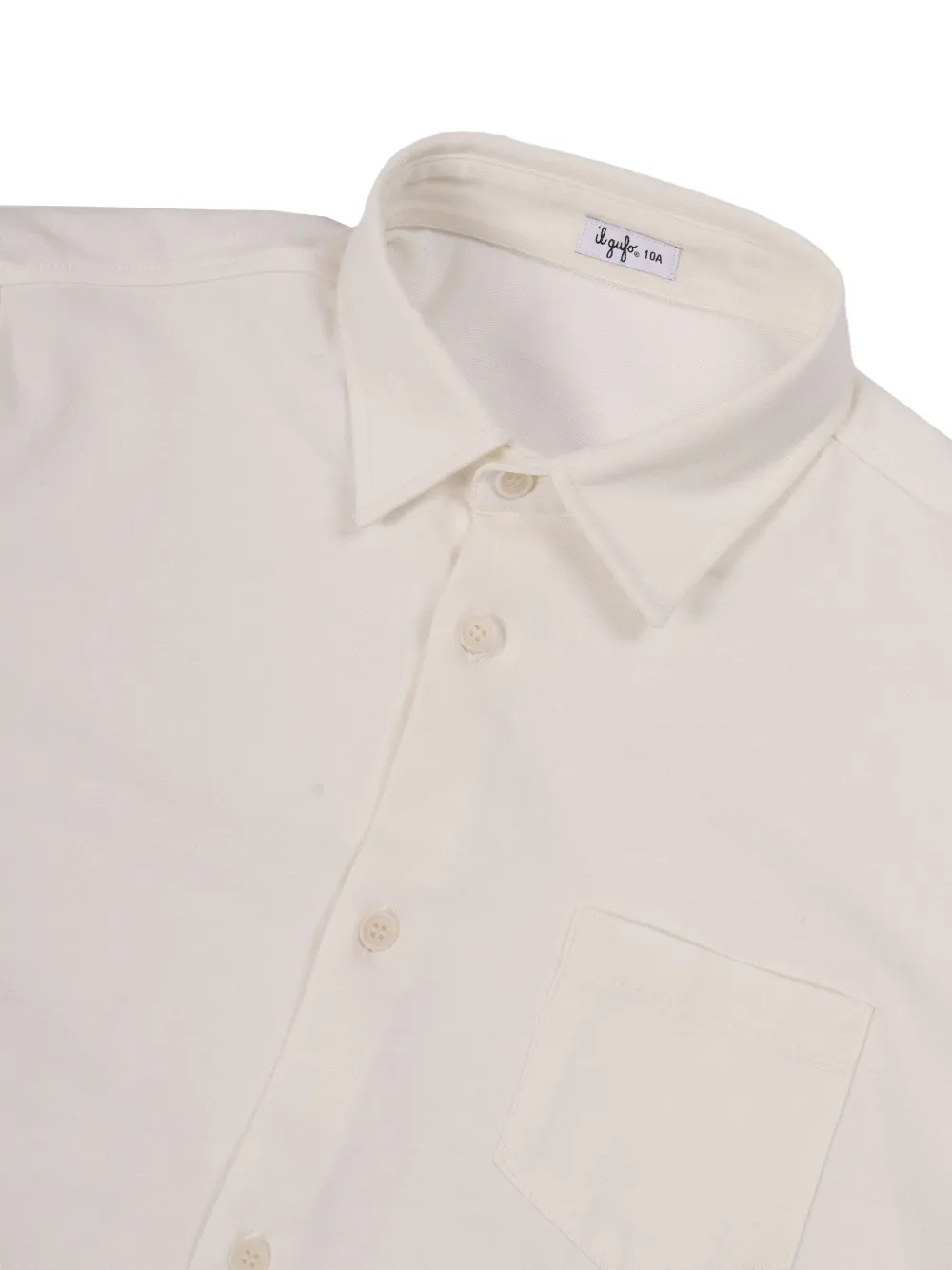 Il Gufo Chest-pocket Long-sleeve Shirt In Neutral