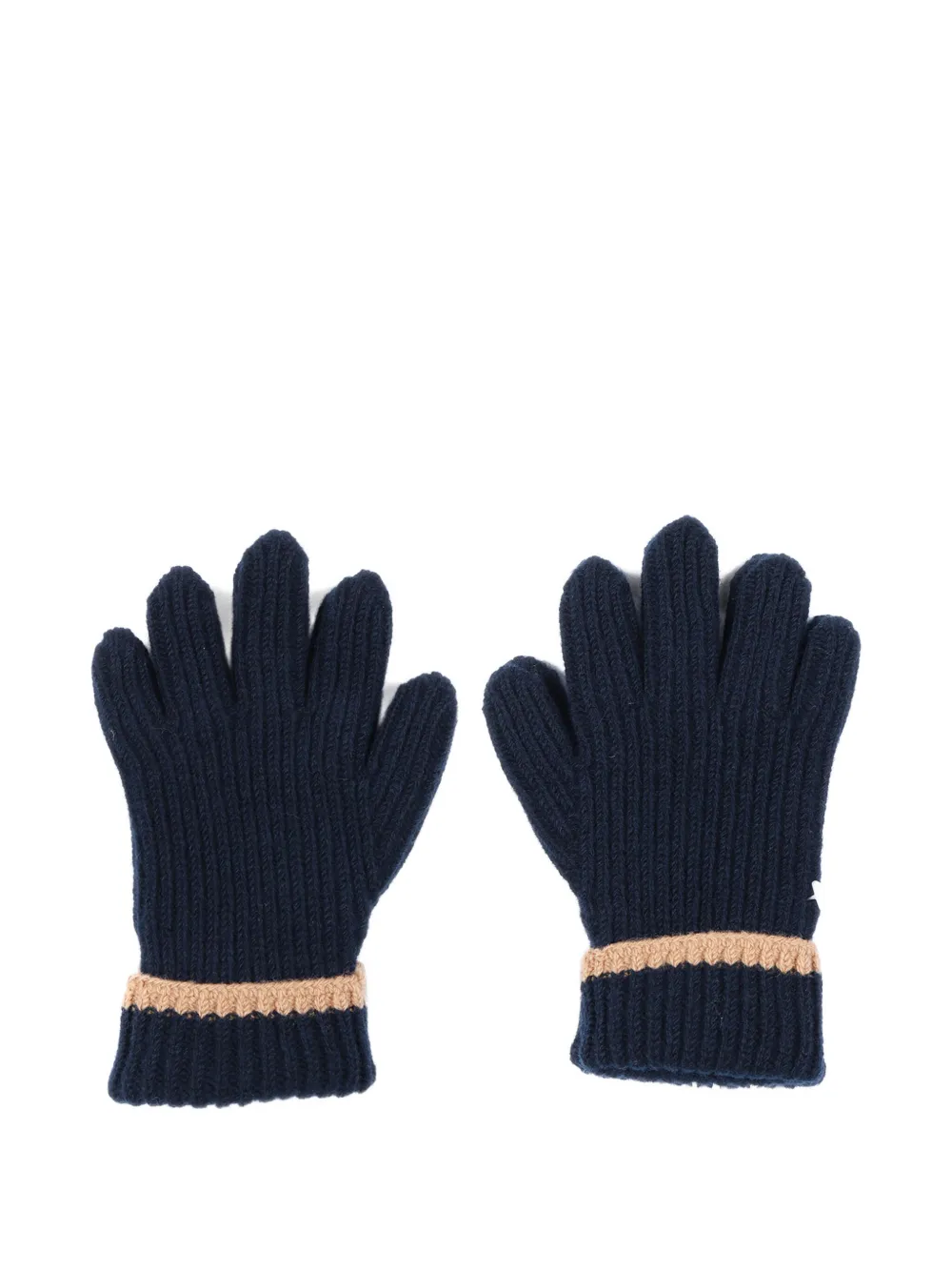 Il Gufo ribbed wool gloves | Blue | Image 1