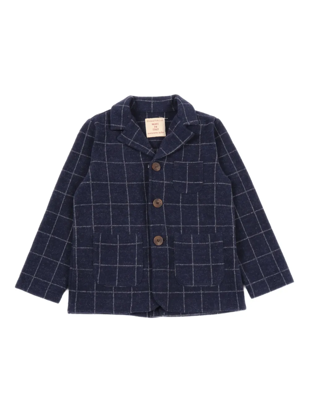 Zhoe & Tobiah checked jacket | Blue | Image 1
