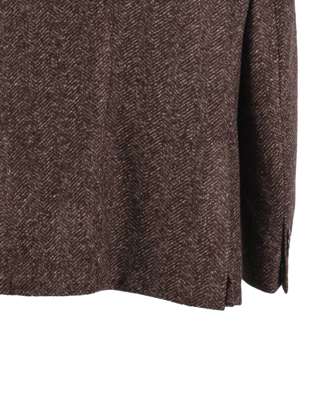 Brera Blazer met visgraatpatroon Bruin