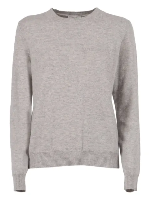 Peserico embroidered-detail crew-neck sweater