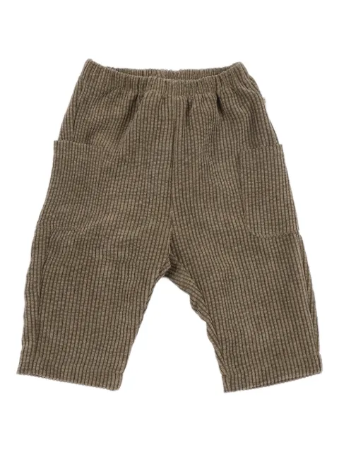 TEDDY & MINOU corduroy patch-pockets trousers