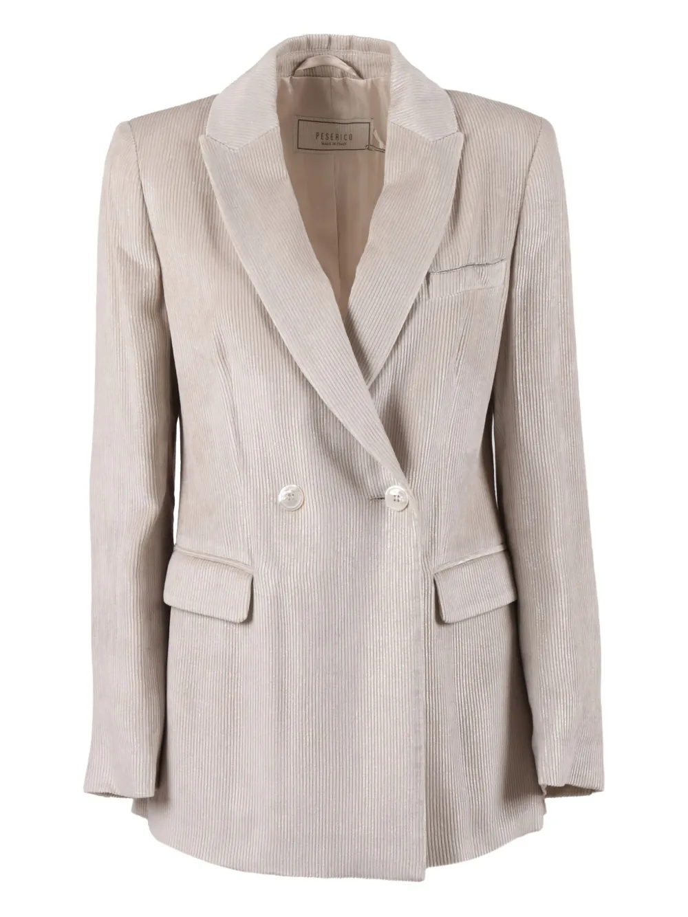 Peserico crystal-embellished corduroy jacket | Neutrals | Image 1