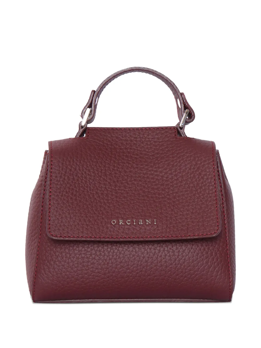 Orciani Steva Soft Mini Shoulder Bag In Red