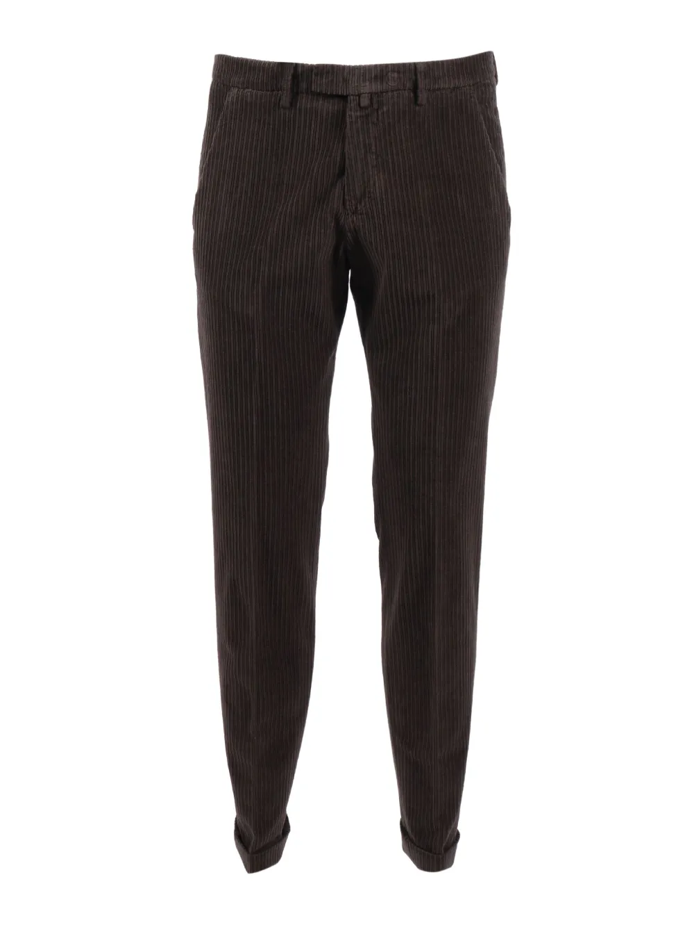 Briglia 1949 corduroy striped-effect trousers | Brown | Image 1
