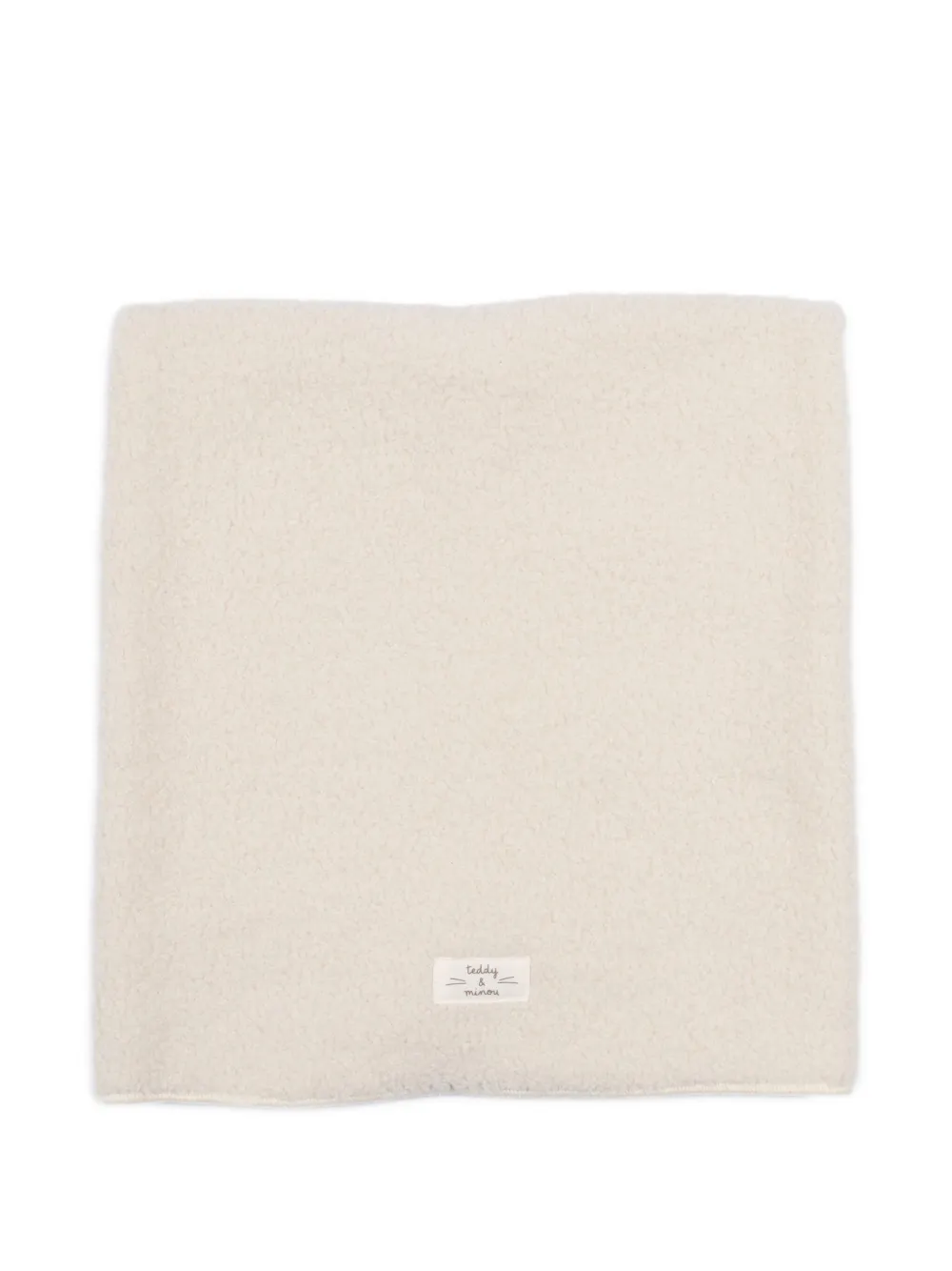 TEDDY & MINOU teddy fleece blanket - ニュートラル TEDDY & MINOU teddy fleece blanket - ニュートラル