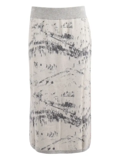 Ballantyne abstract-print skirt