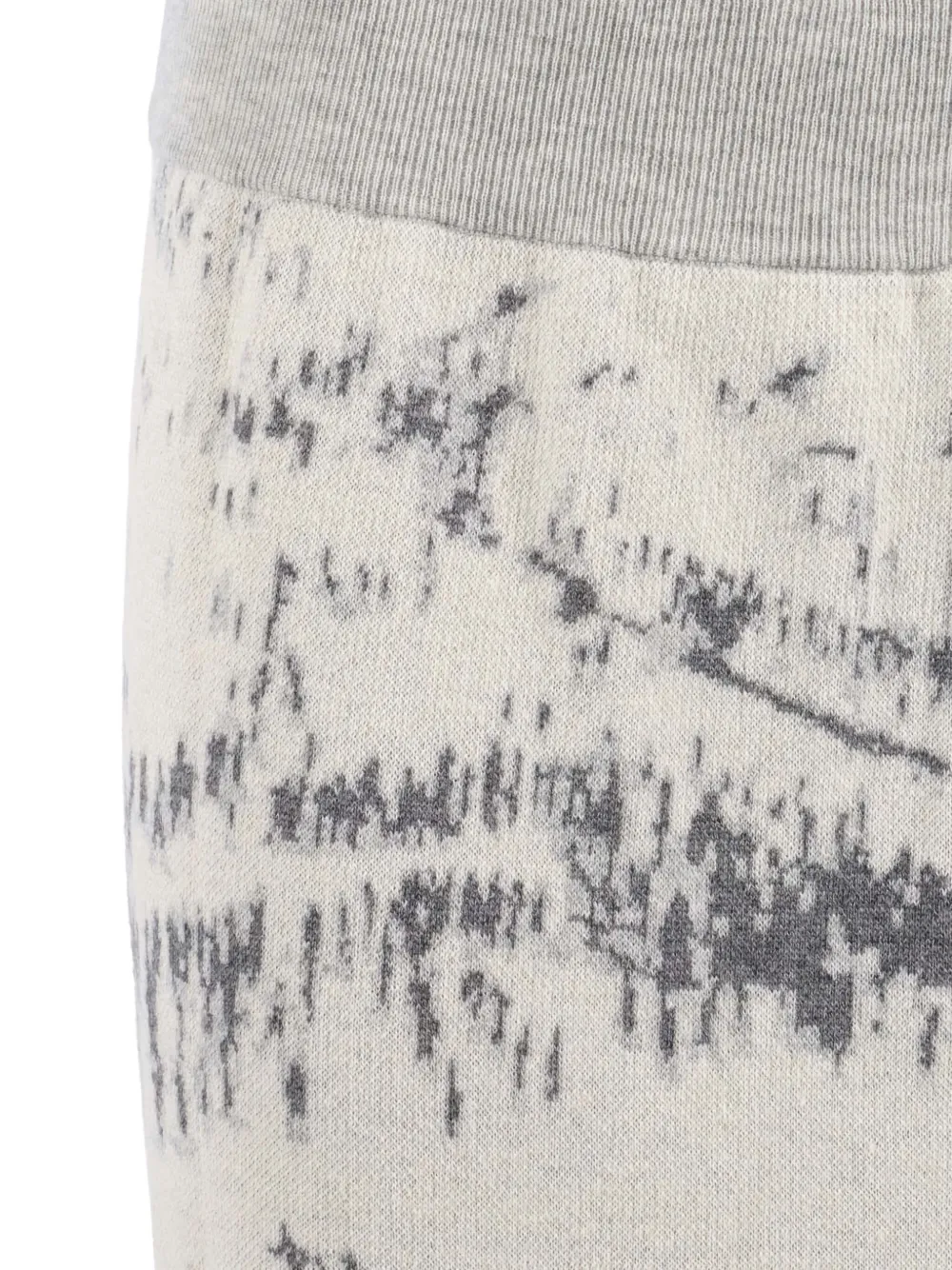 Ballantyne Rok met abstracte print Beige