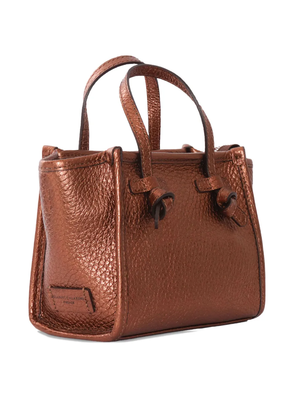 GIANNI CHIARINI Miss Marcella shopper met geknoopt detail Bruin