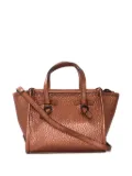 GIANNI CHIARINI Miss Marcella knotted-detail tote bag - Brown