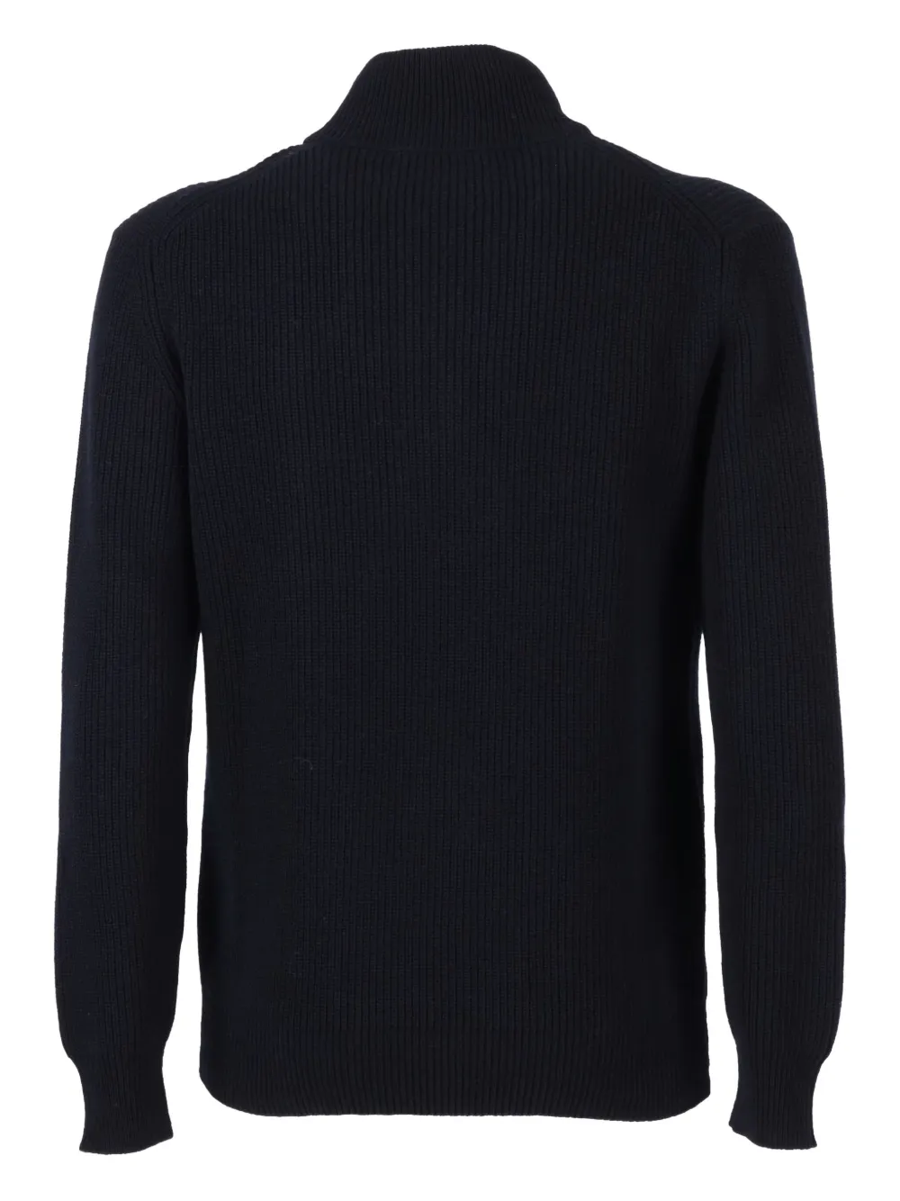 Ballantyne Trui met halve rits - Blauw