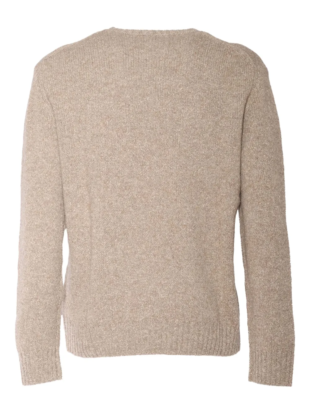 Ballantyne Sweater met ronde hals - Beige
