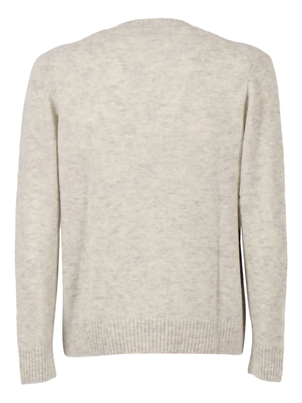 Ballantyne Trui met ronde hals en diamanten patroon - Beige