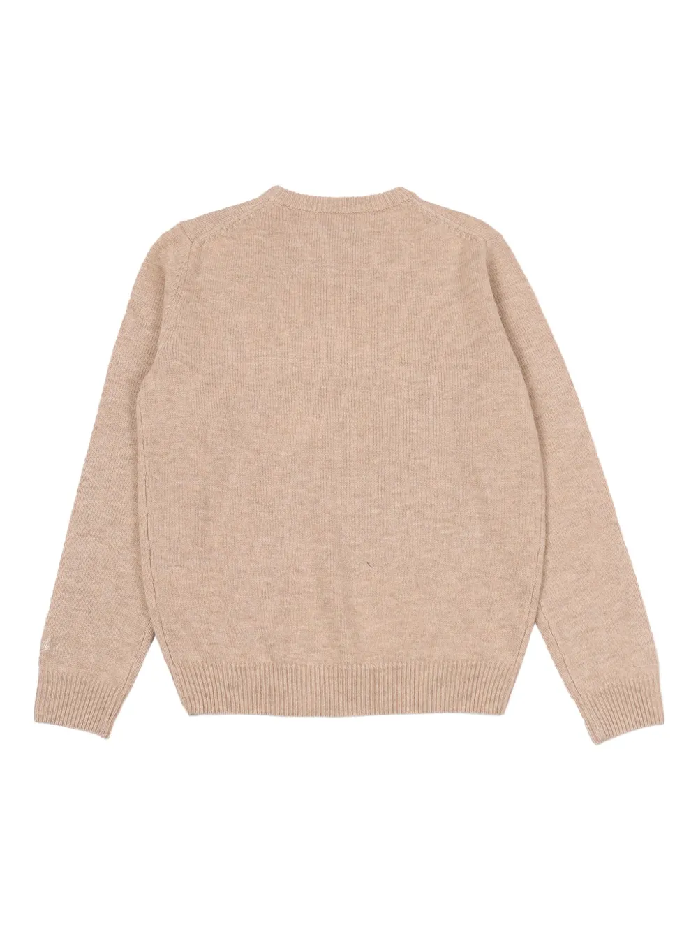 MC2 Saint Barth Kids Trui met ronde hals Beige