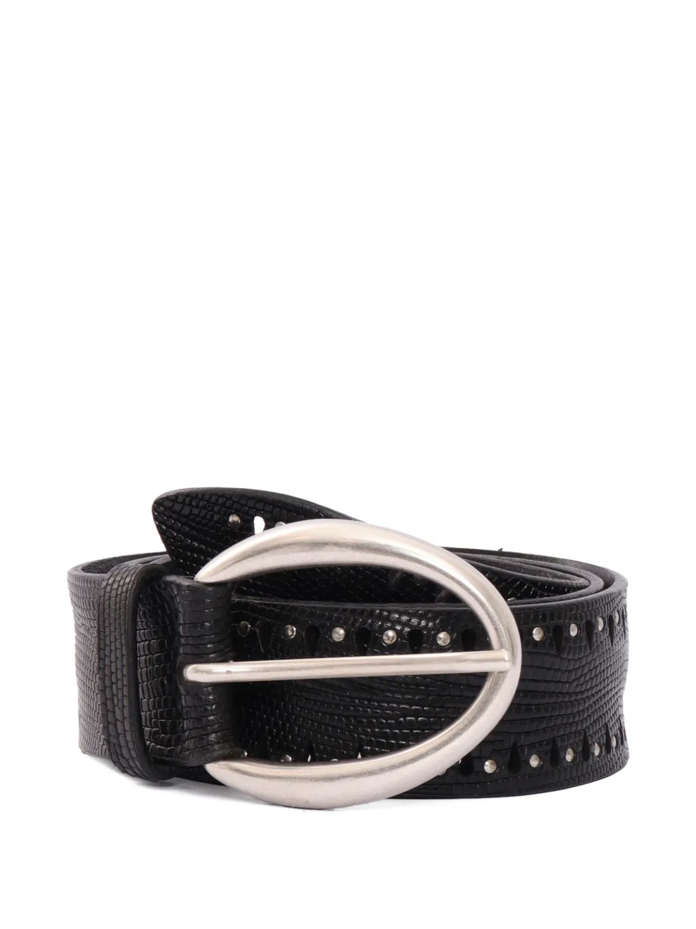 Orciani studded belt - Zwart
