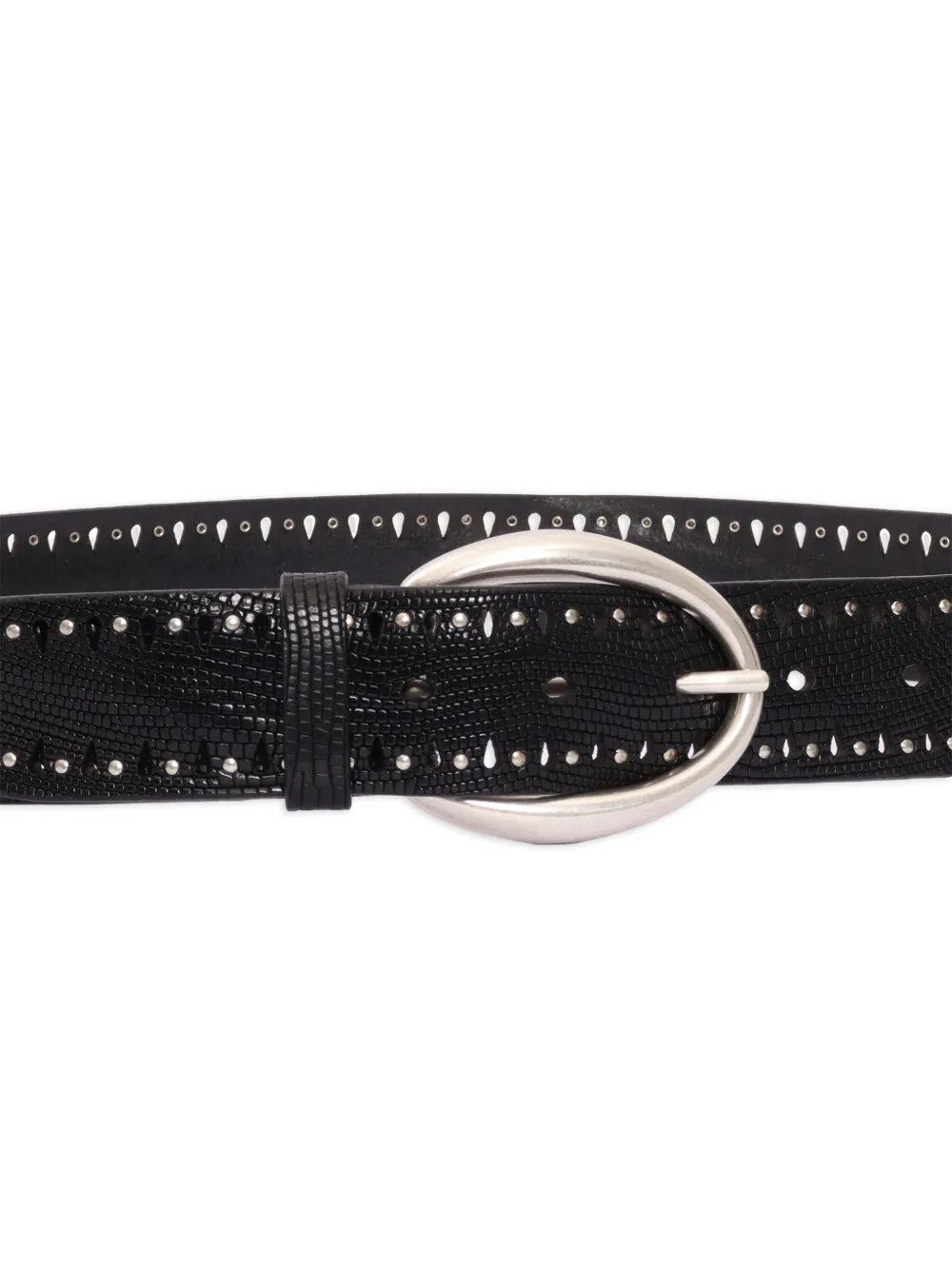 Orciani Riem met studs Zwart