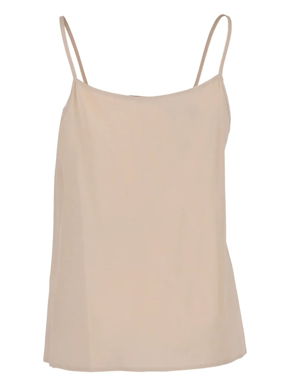 Peserico Narrow Shoulder Strap Halter-neck Style Top In Neutral