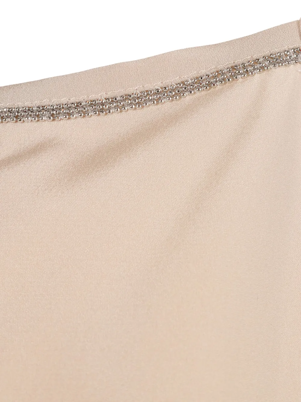 Peserico Narrow Shoulder Strap Halter-neck Style Top In Neutral