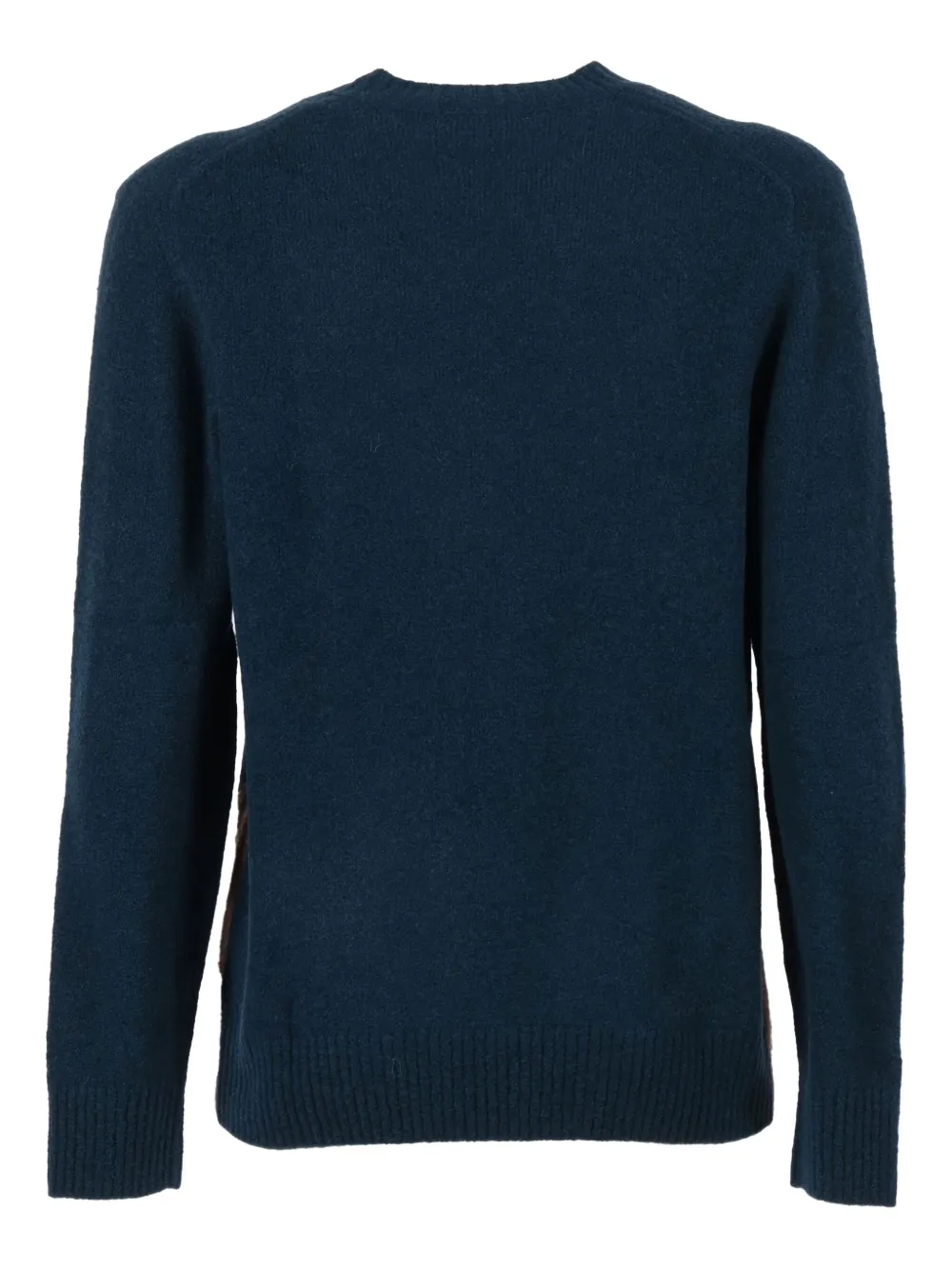 Ballantyne Trui met ronde hals en diamanten patroon - Blauw