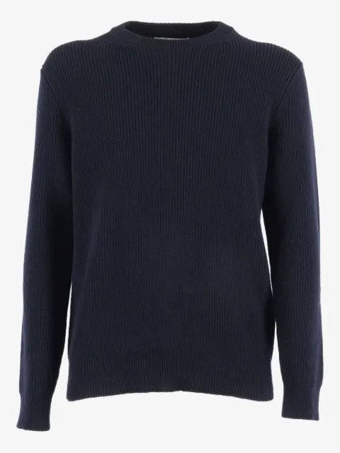 Ballantyne round-neck ribbed sweater