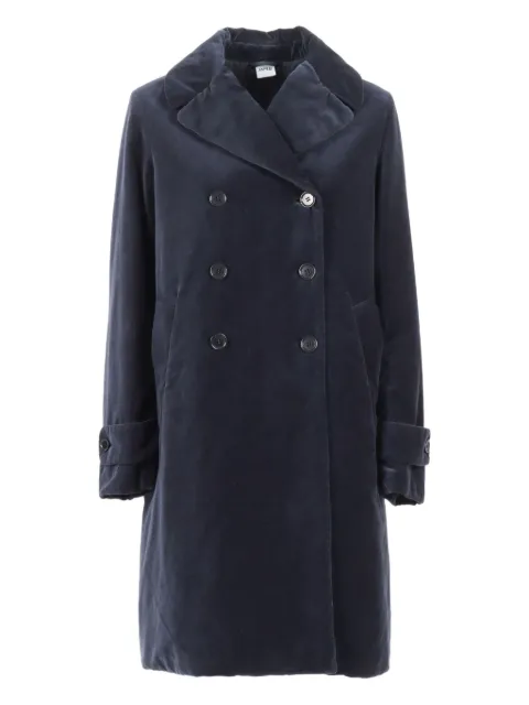 ASPESI velvet double-breasted coat