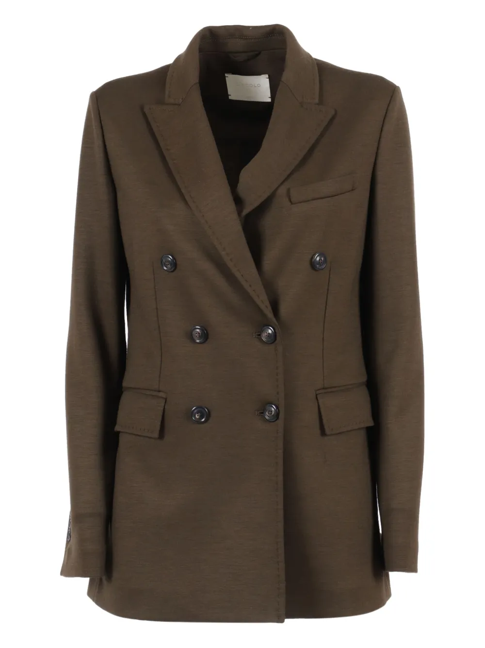 Circolo 1901 double-breasted long-sleeve jacket | Brown | Image 1