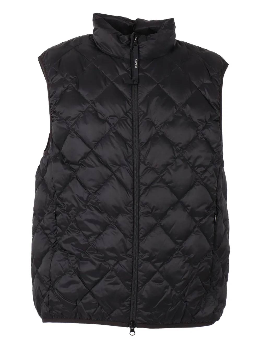 Aspesi Quilted Gilet In Black