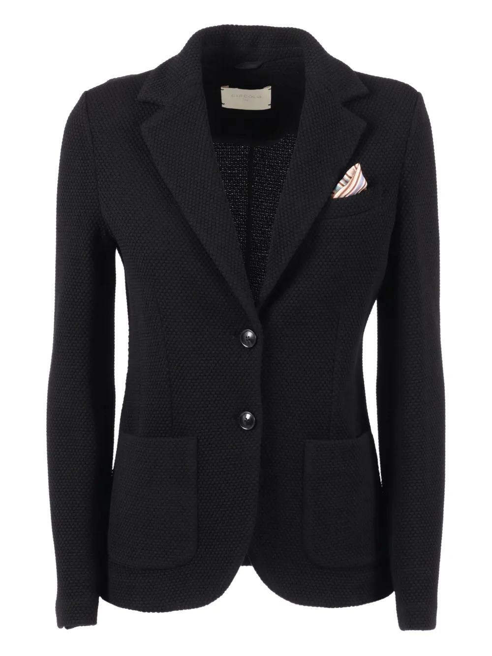 Circolo 1901 textured jacket | Black | Image 1