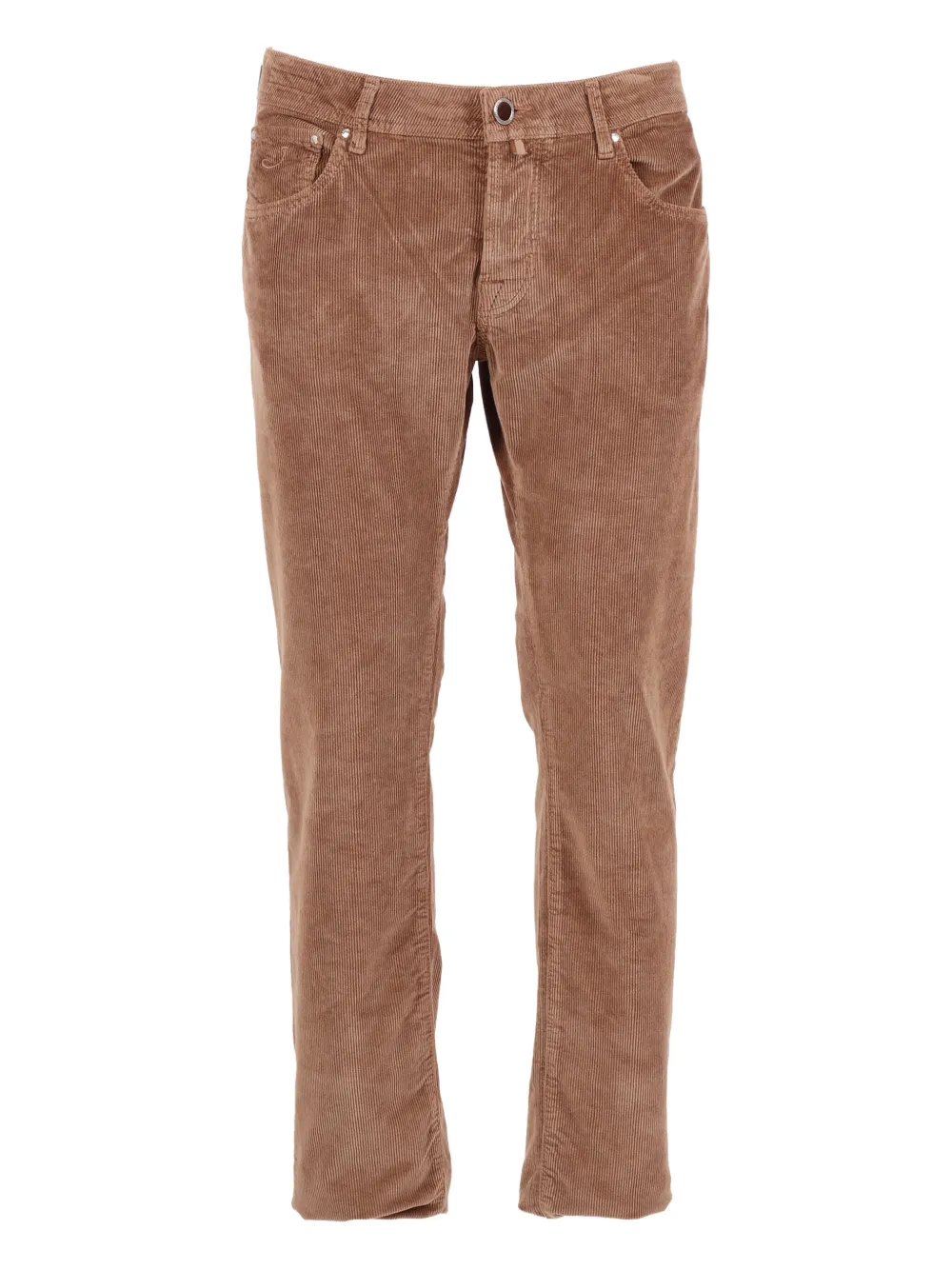 Jacob Cohen Nick Corduroy Five-pocket Trousers In Brown