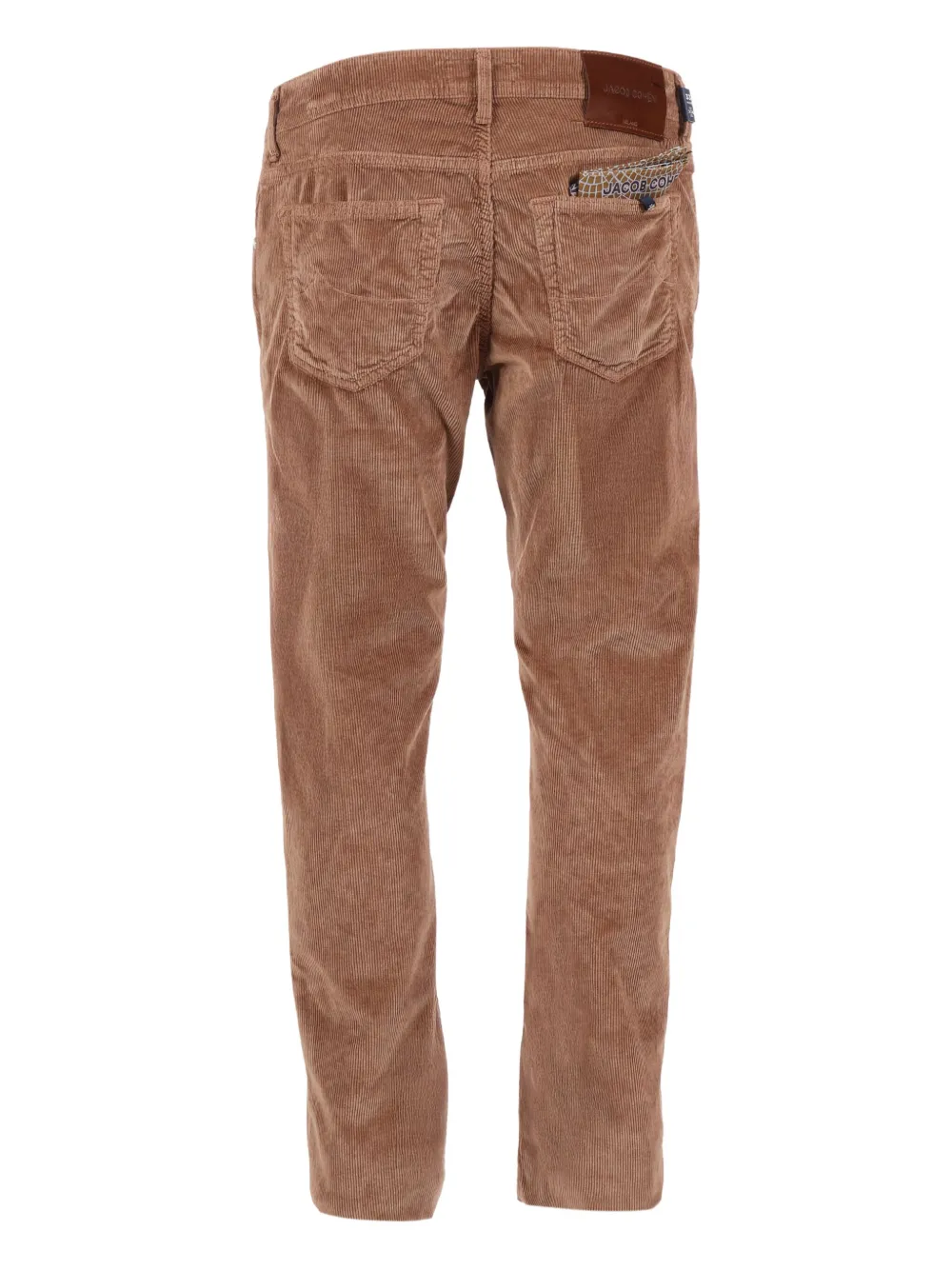 Jacob Cohen Nick Corduroy Five-pocket Trousers In Brown