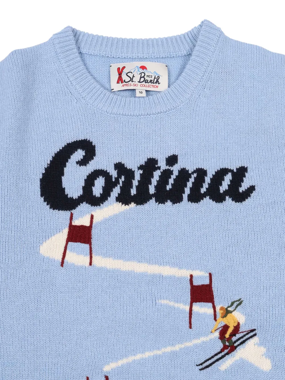 MC2 Saint Barth Kids Ski-Race Douglas trui Blauw