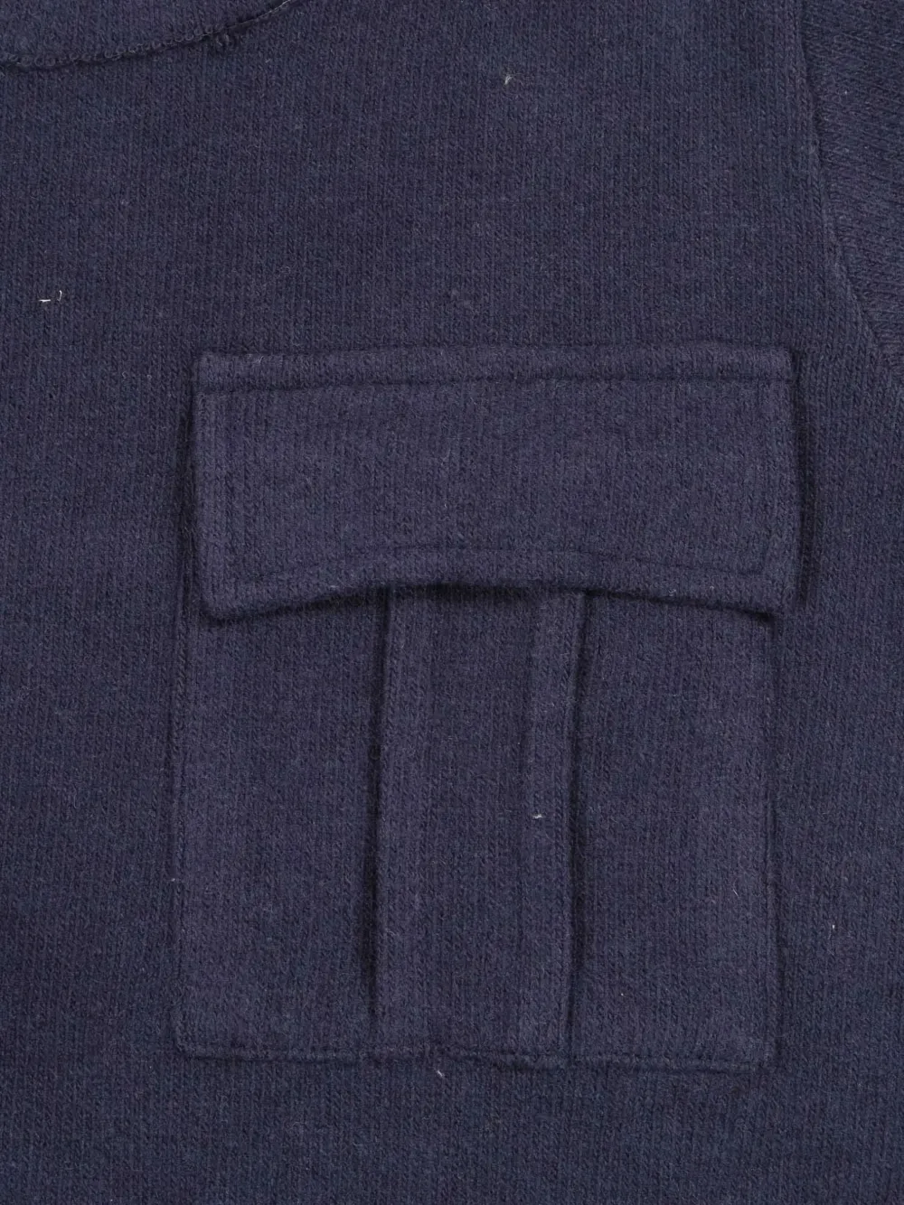 Zhoe & Tobiah Flap-pocket Sweatshirt In Blue
