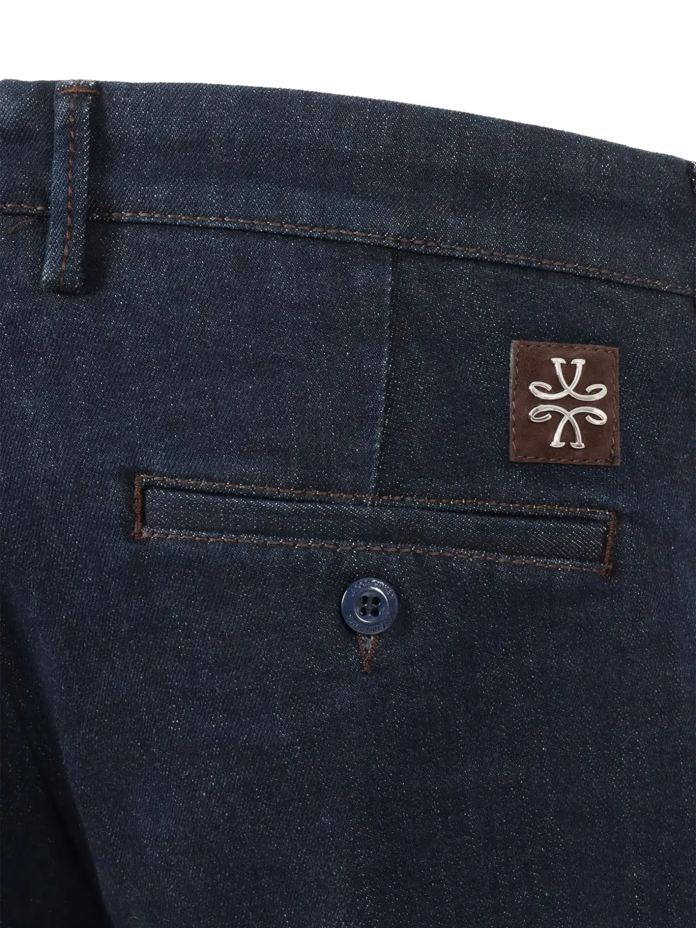 Jacob Cohen Welt-pockets Belt-loops Trousers In Blue