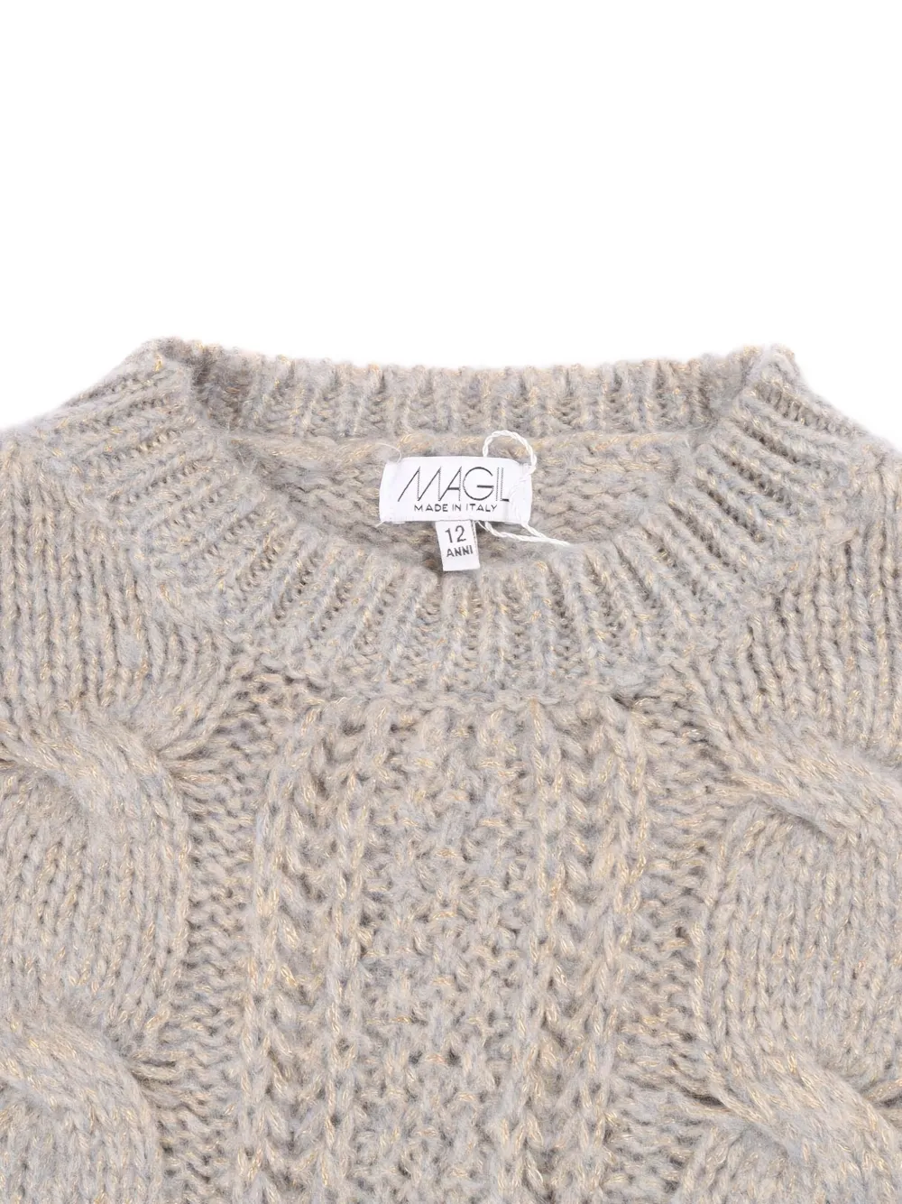 Magil Cable-knit Sweater In Neutral