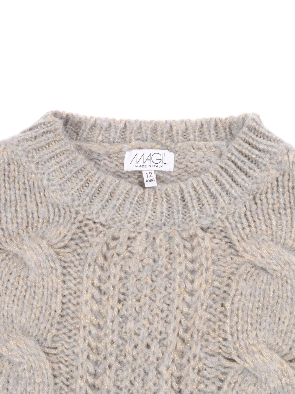 MAGIL Kabelgebreide trui Beige