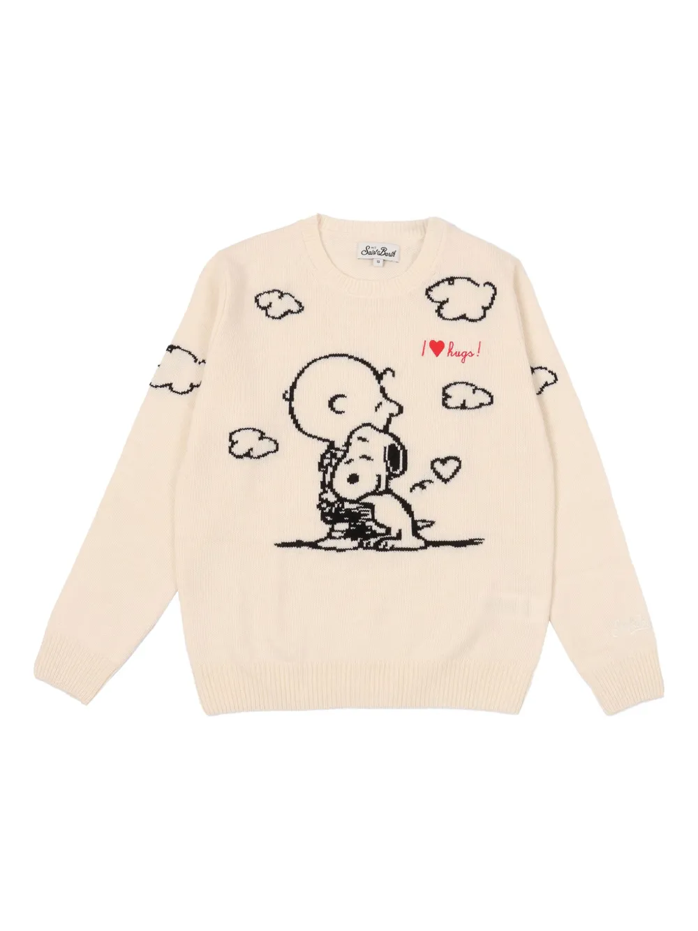 MC2 Saint Barth Kids x Peanuts jacquard sweater | Neutrals | Image 1