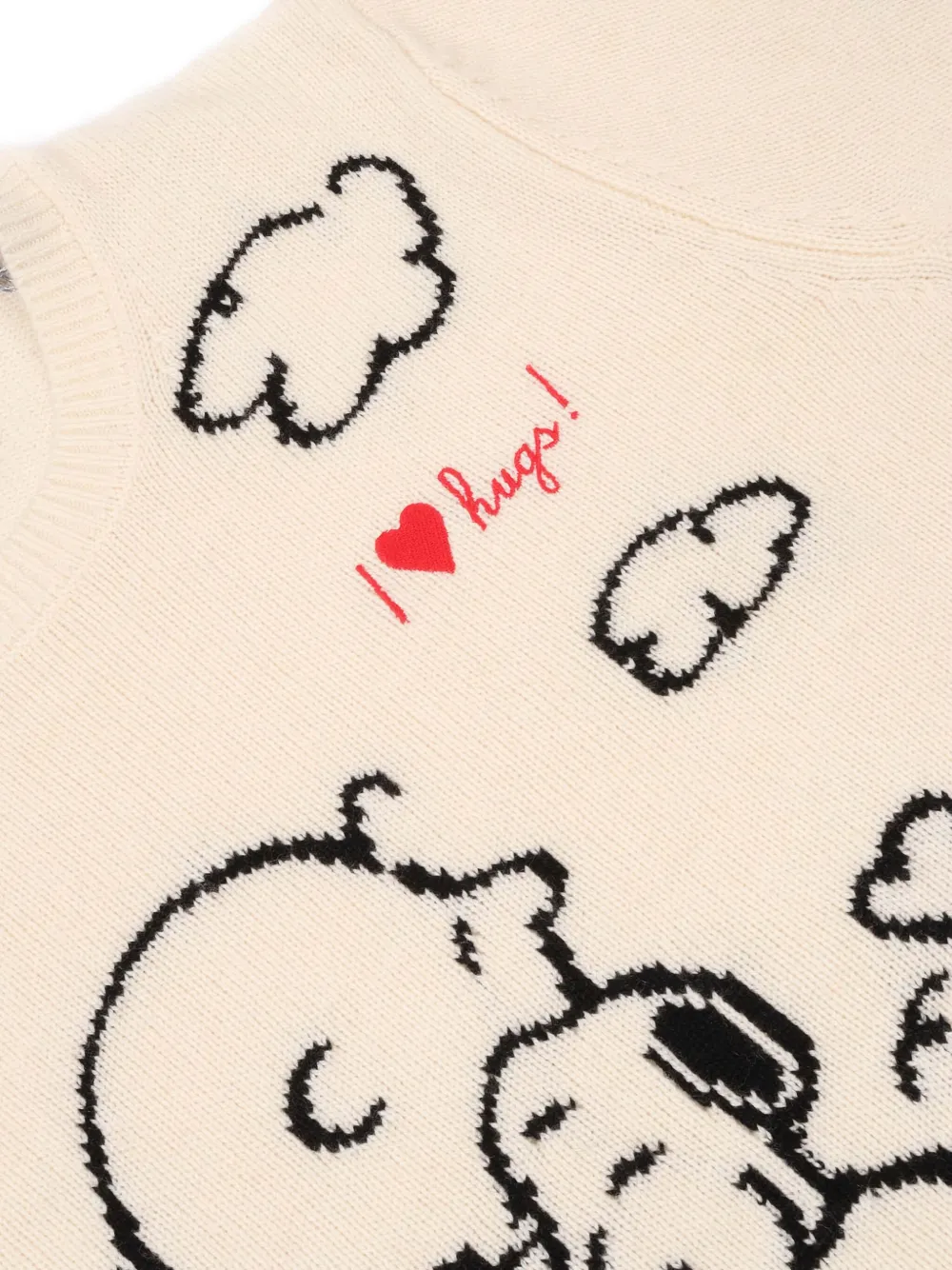 MC2 Saint Barth Kids x Peanuts trui met jacquard Beige
