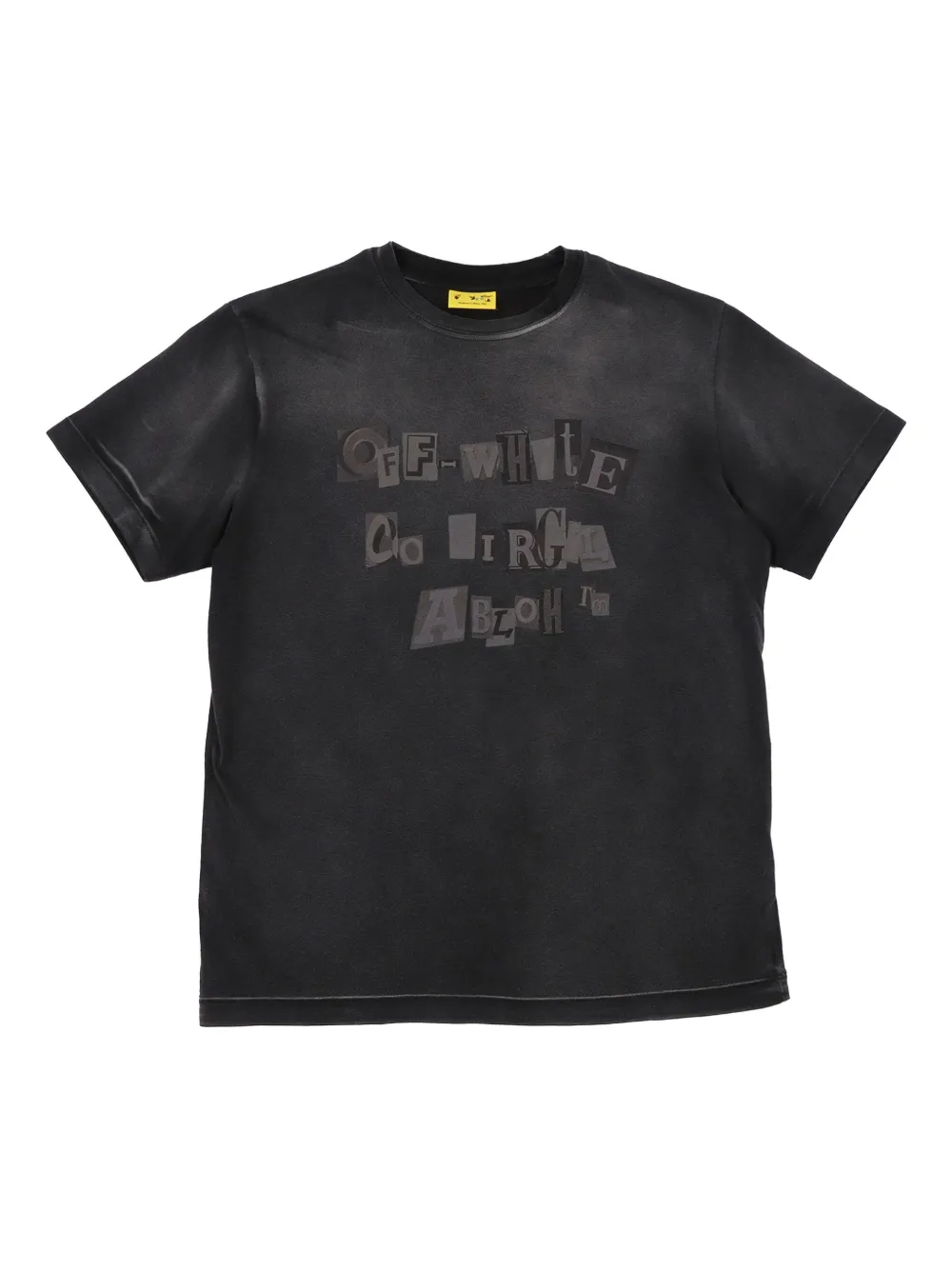 Off-White Kids playera con estampado de collage | negro | Image 1