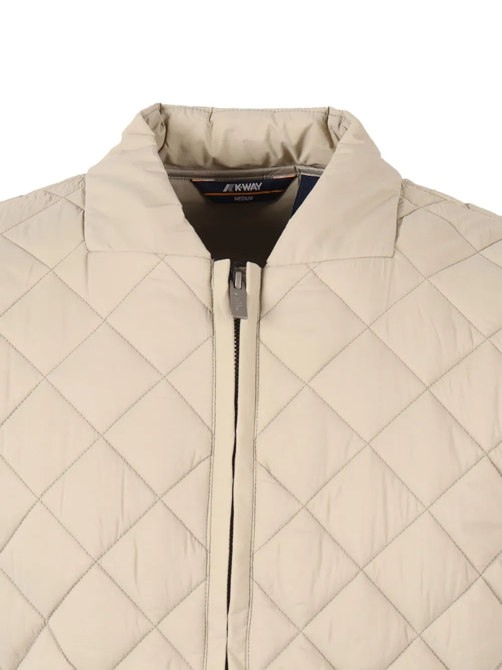 K-way Bariol Quilted Jacket In Neutral