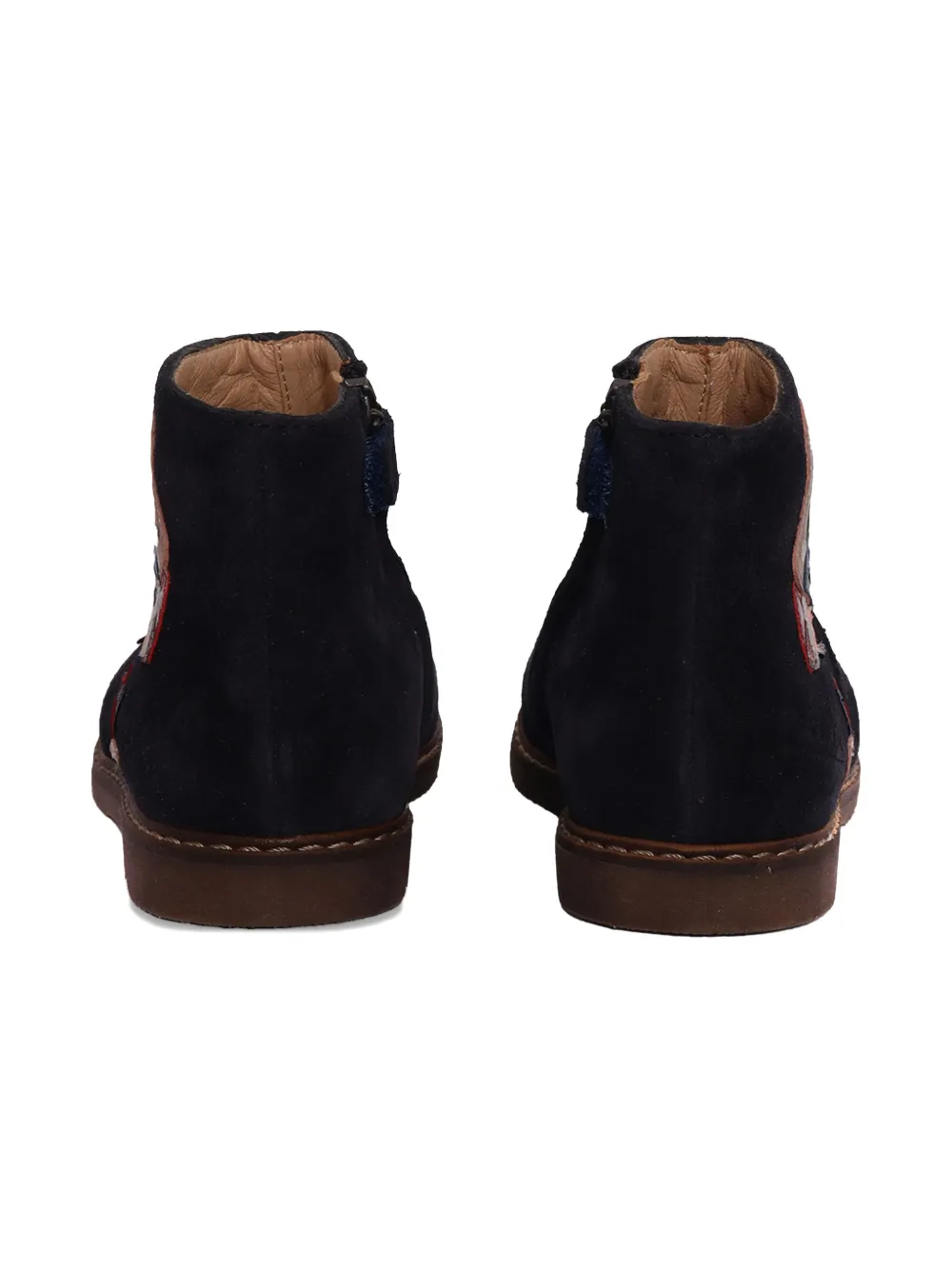 Pom D'api Butterfly Appliqué City Fly Boots In Black