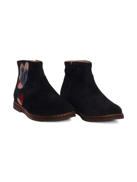 Pom D'api butterfly appliqué city fly boots
