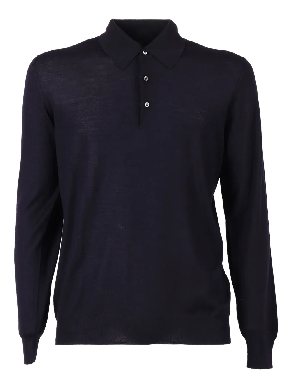 Fedeli Langärmeliges Poloshirt | Blau | Image 1