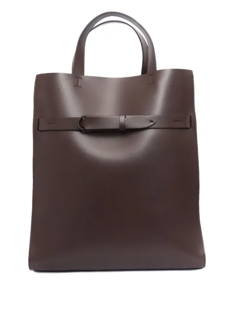 Orciani buckle-detail leather tote bag