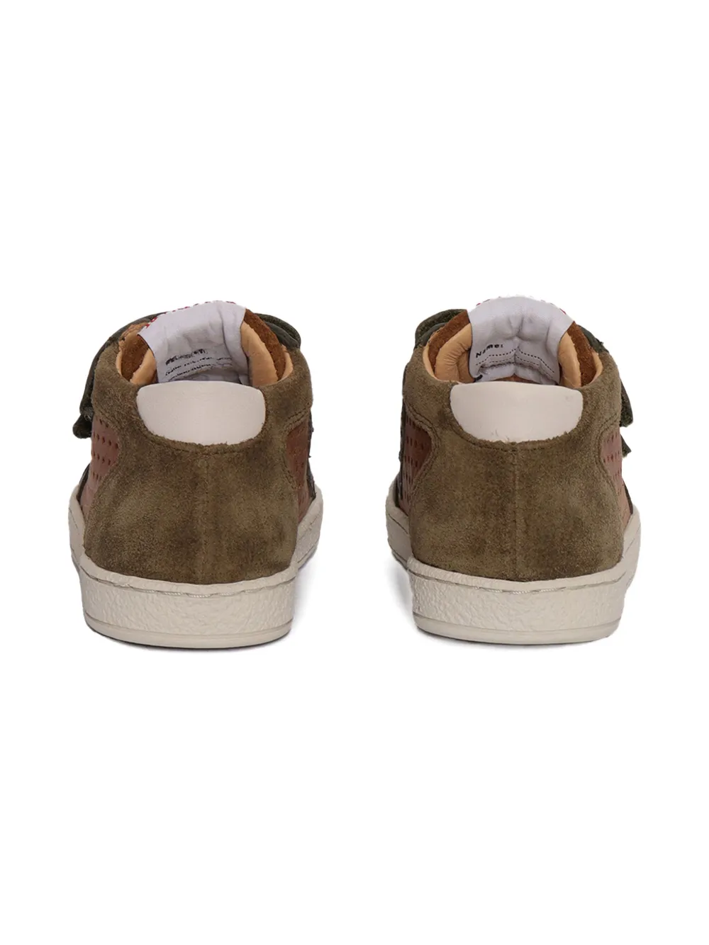 Pom D'api Perforated Mousse Easy Sneakers In Brown