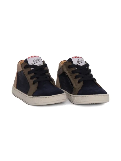Pom D'api lace perforated mousse sneakers 