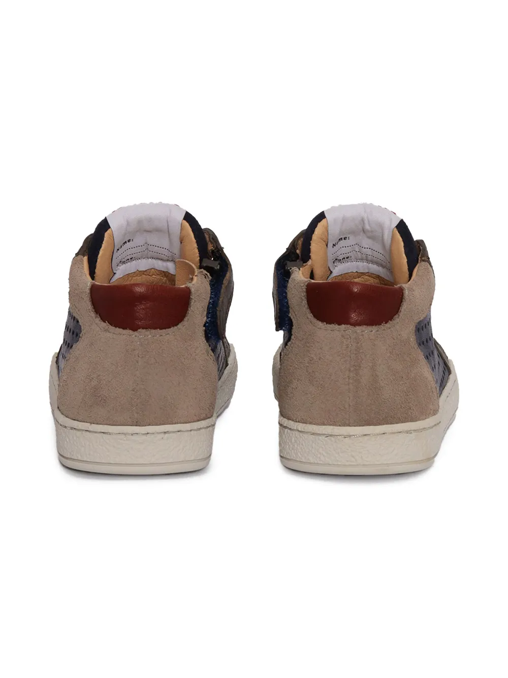 Pom D'api Lace Perforated Mousse Sneakers In Brown