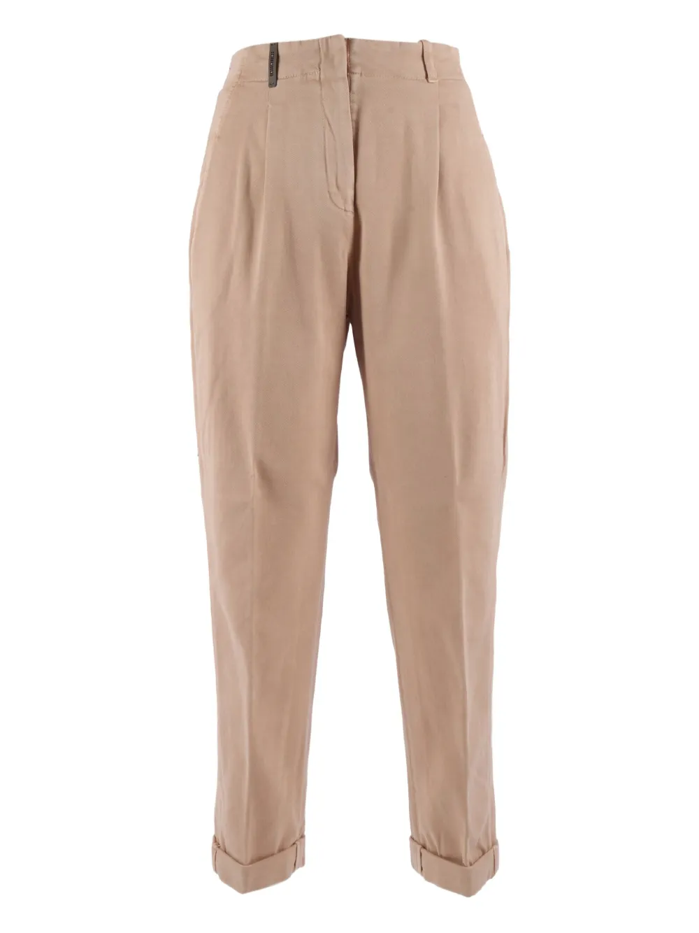 Peserico pleated cuffed trousers | Neutrals | Image 1