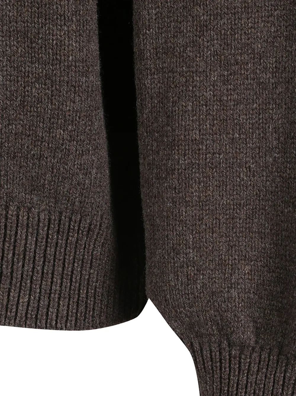 colorful standard Trui van merinowol met ronde hals Bruin