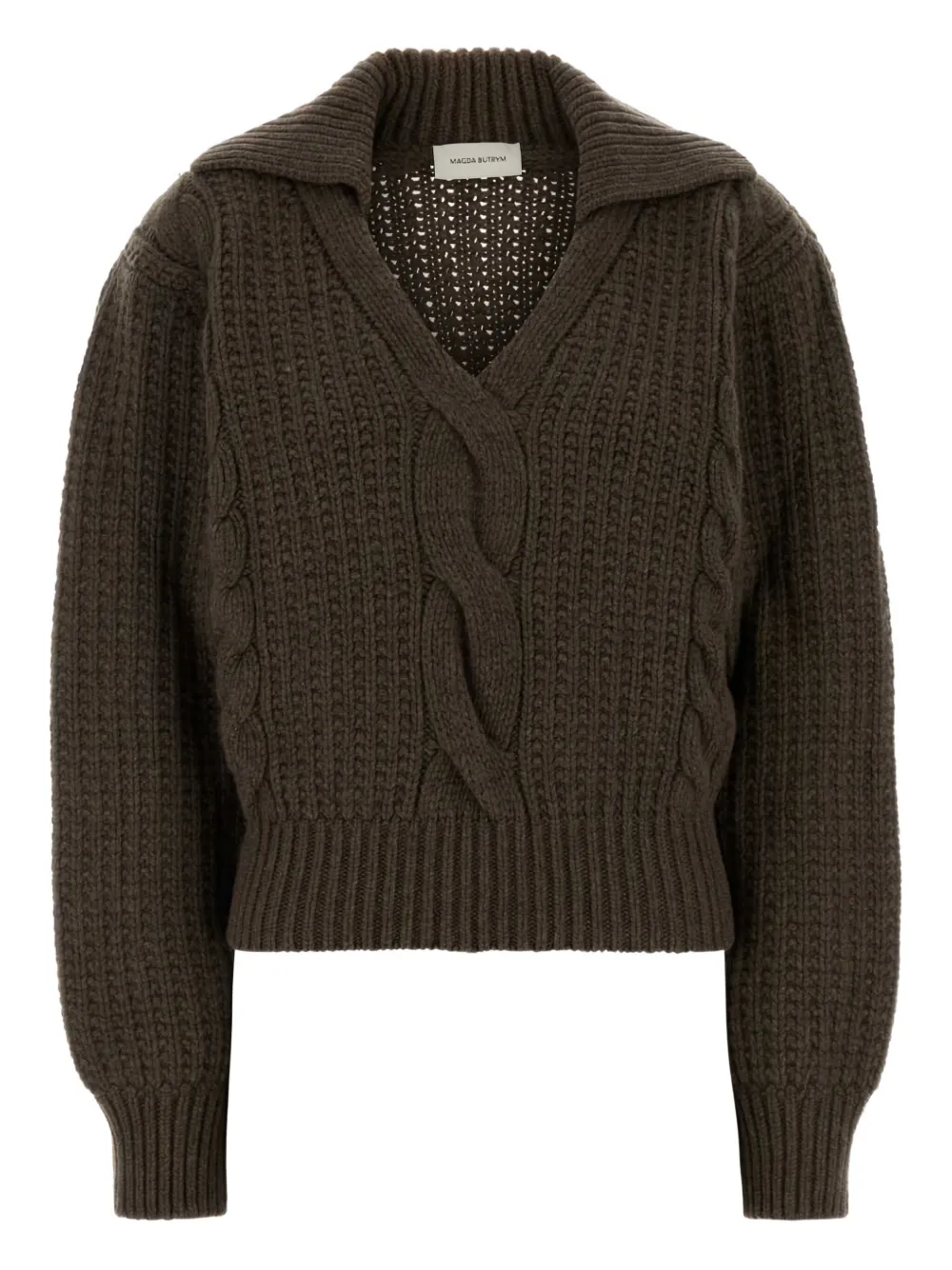 Magda Butrym cashmere sweater | Brown | Image 1